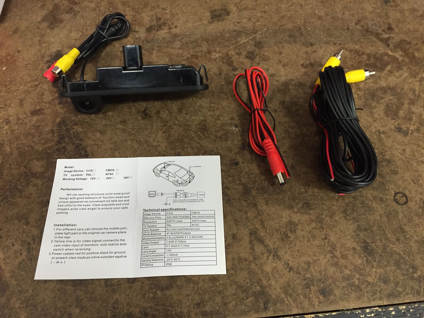 Diy Wired Backup Camera Installation Picture Heavy Ford Focus 7431